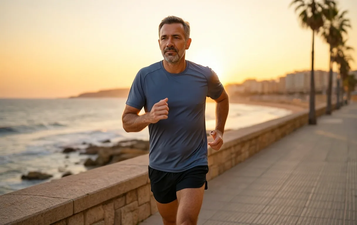 Hombre activo en Málaga